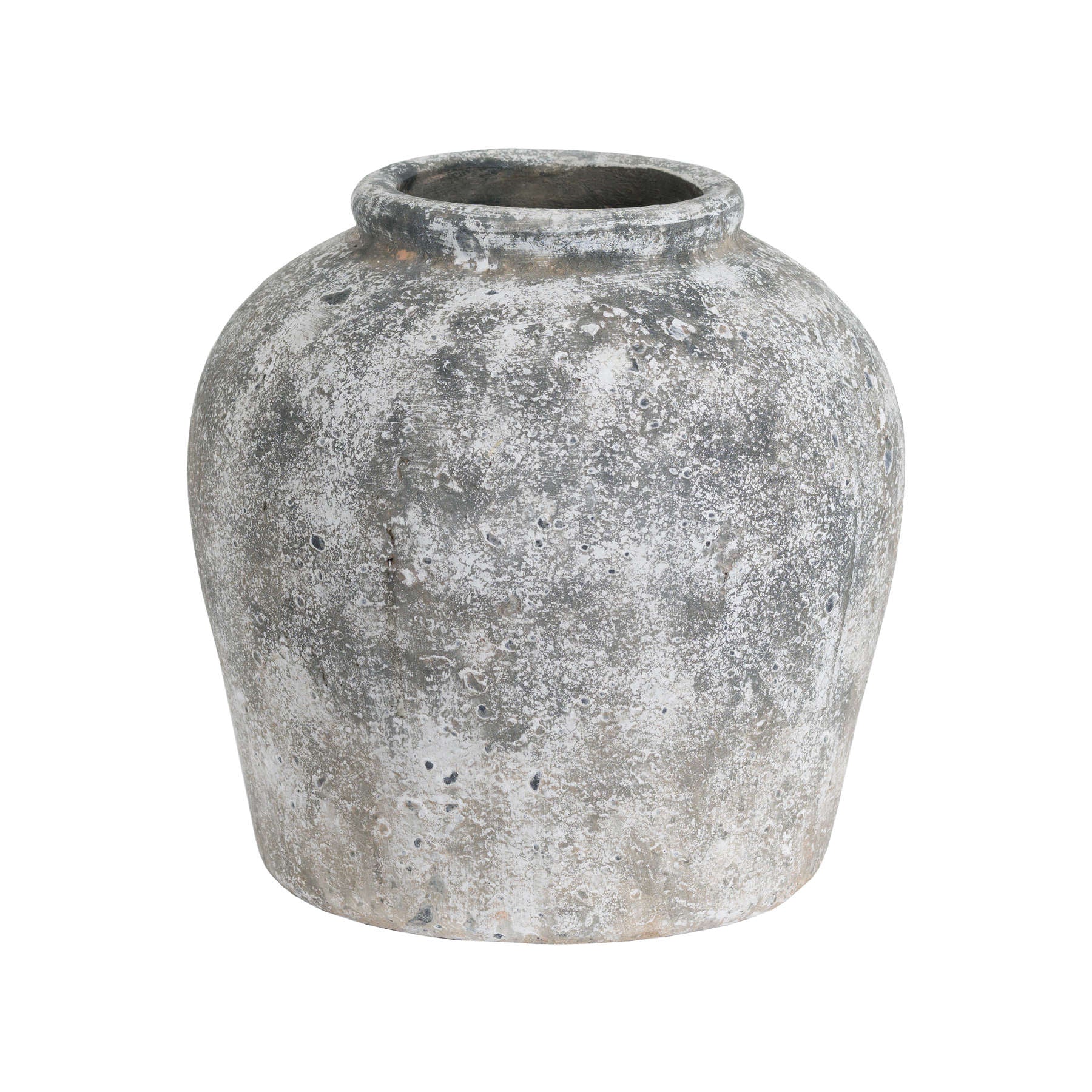 Aged Stone Ceramic Vase – alternate view 3
