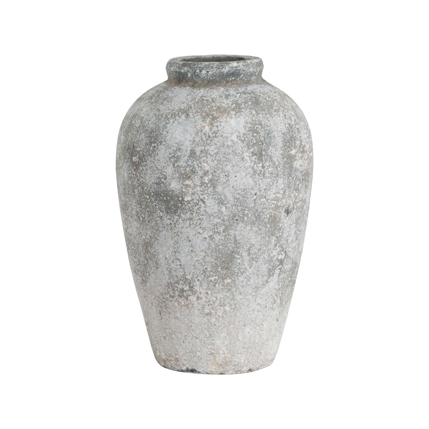 Aged Stone Tall Ceramic Vase – alternate view 3