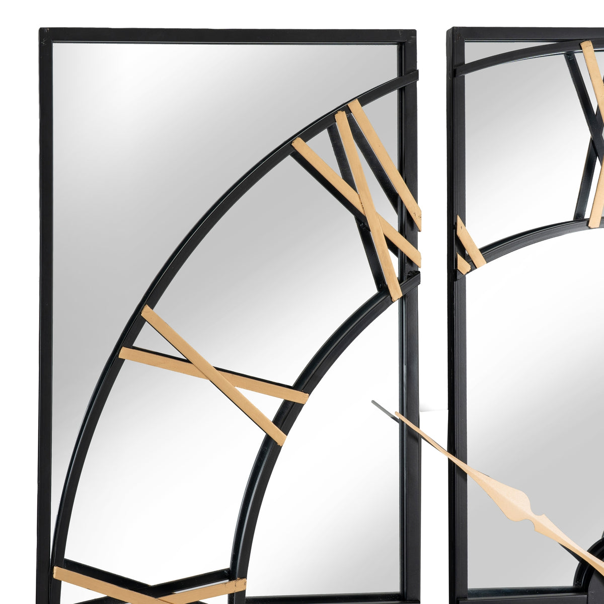 Brooklyn Black and Gold Wall Clock – alternate view 2