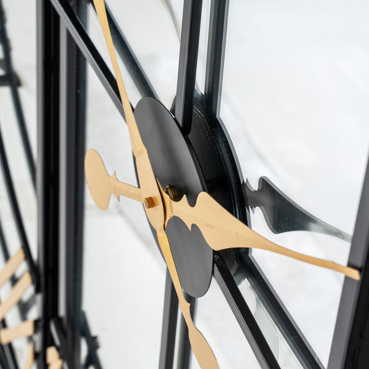 Brooklyn Black and Gold Wall Clock – alternate view 4