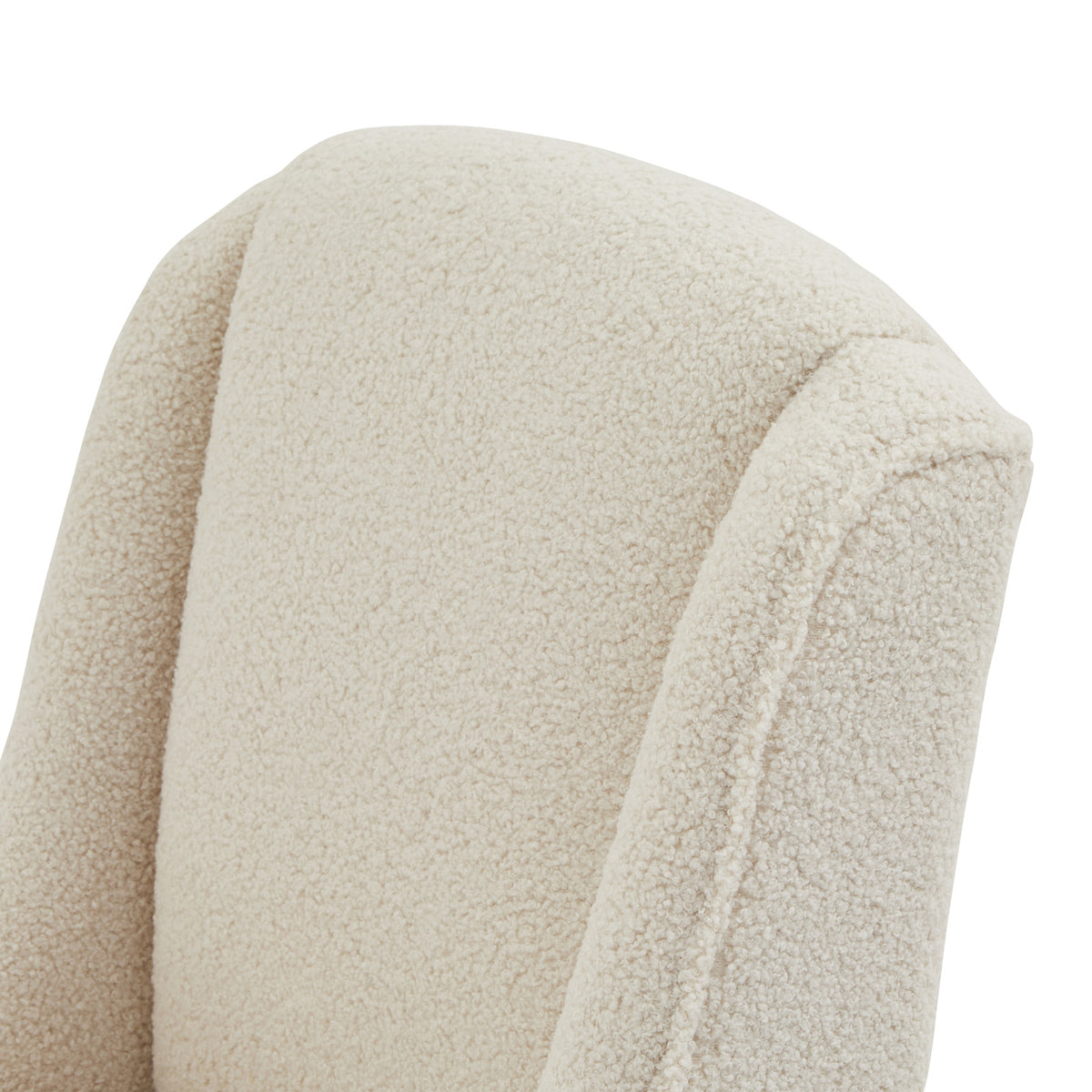 Compton Cream Boucle Dining Chair - view 4