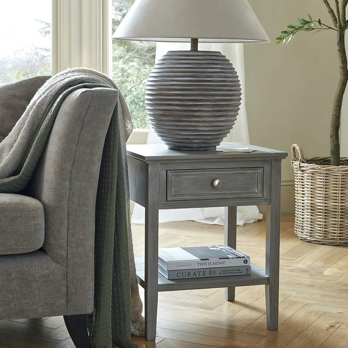 Serene One-Drawer Side Table
