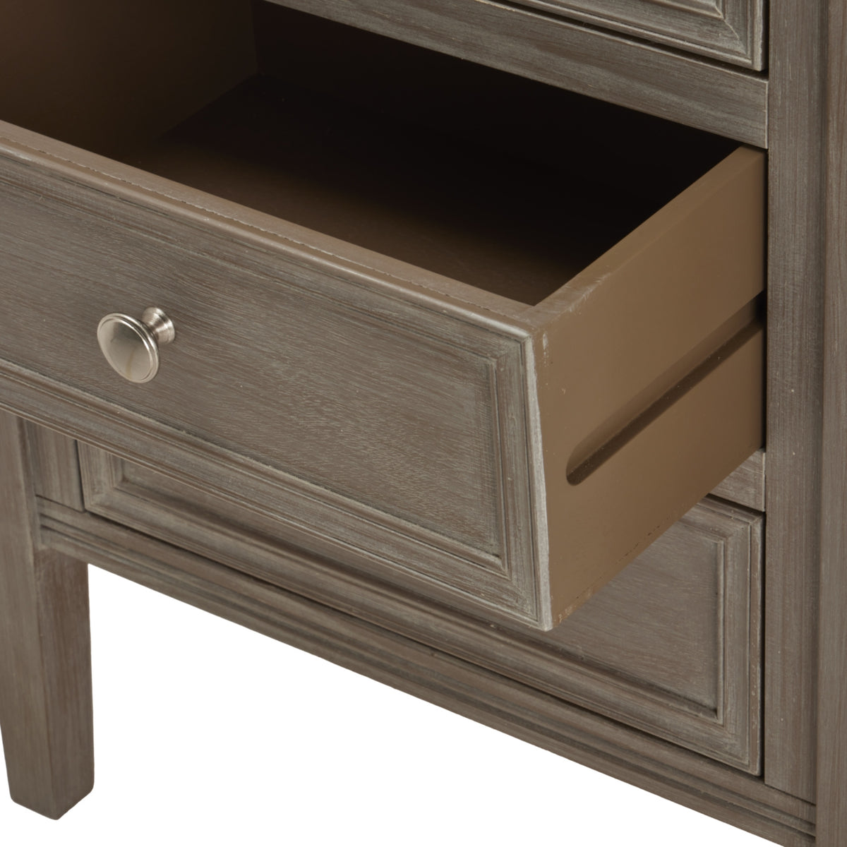 Serene Three-Drawer Bedside Table – alternate view 2