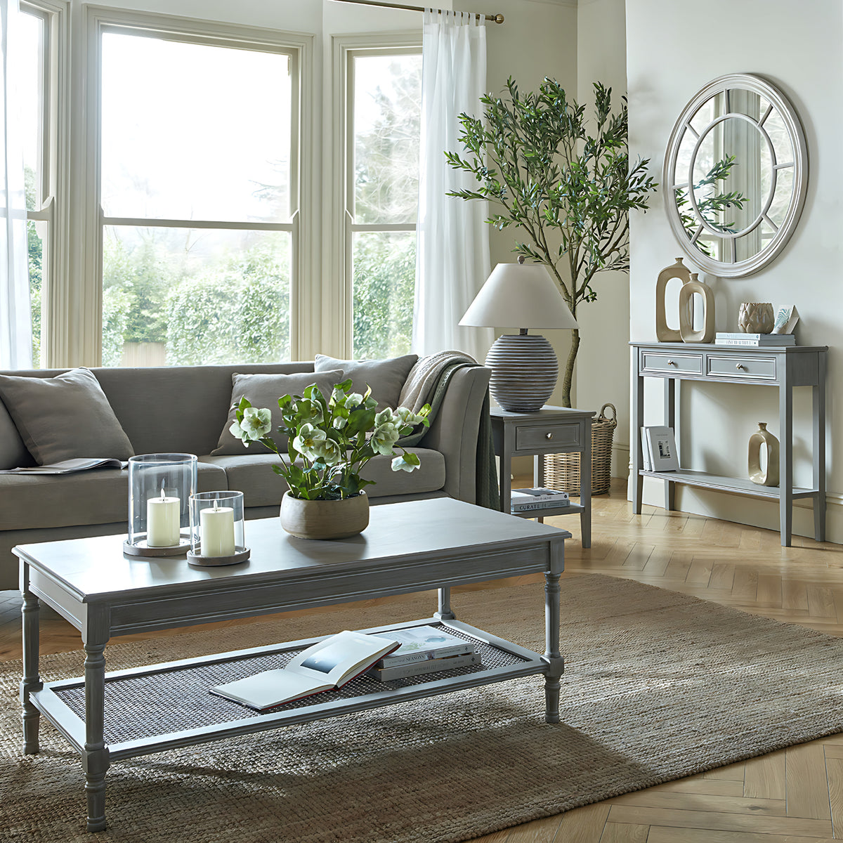 Serene Two-Drawer Console Table – alternate view 2