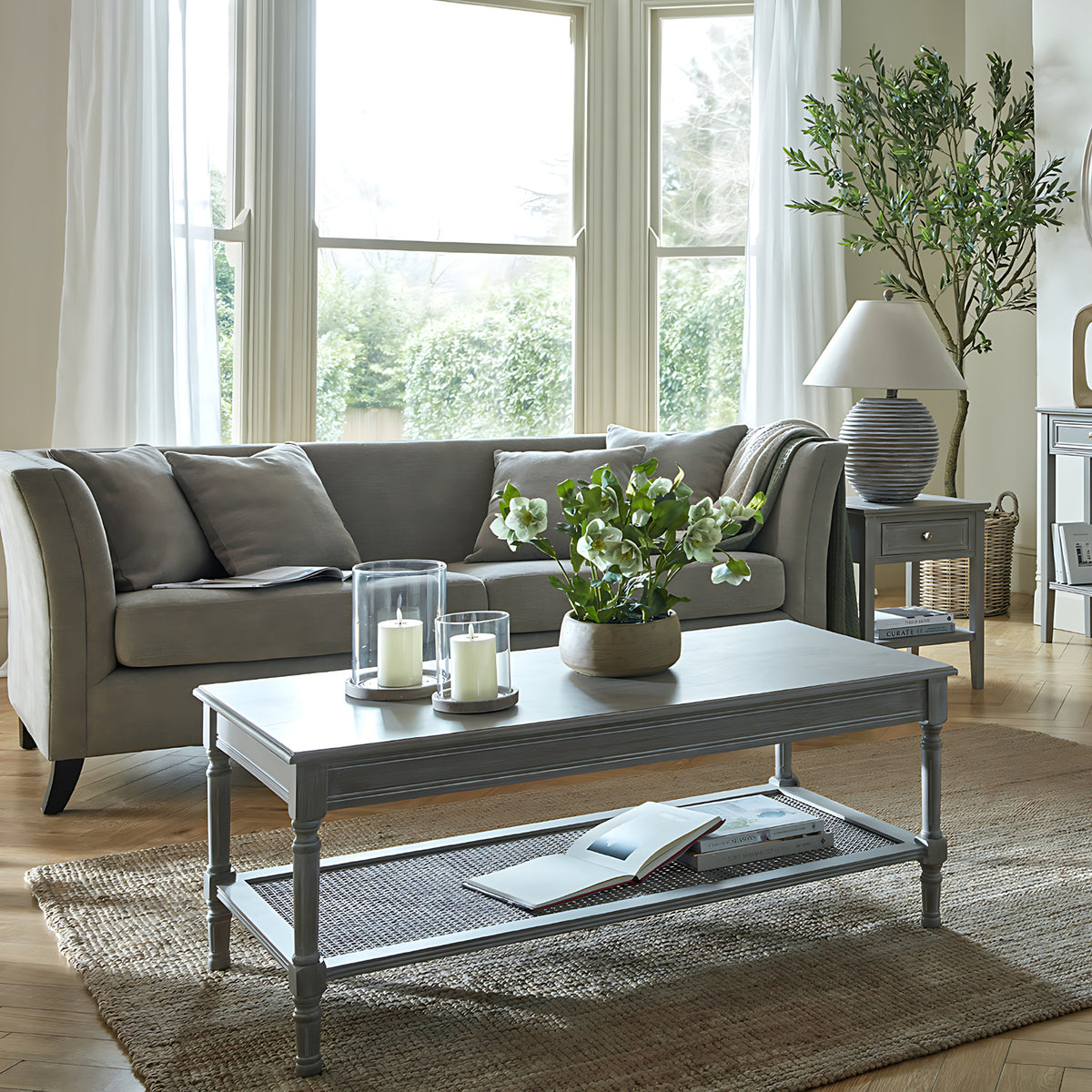 Serene Rattan Coffee Table – alternate view 2