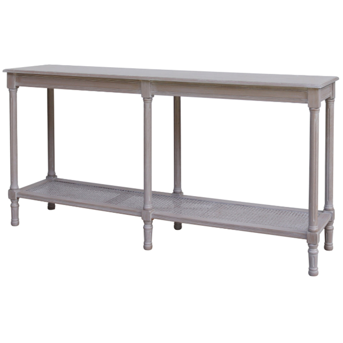 Serene Rattan Large Console Table – alternate view 2