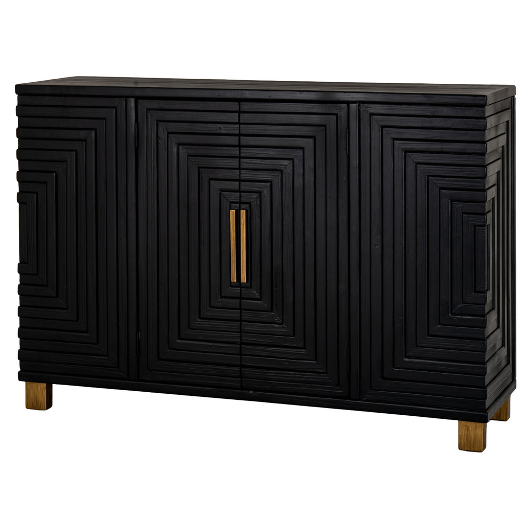 Lennox Black Two-Door Sideboard – alternate view 2