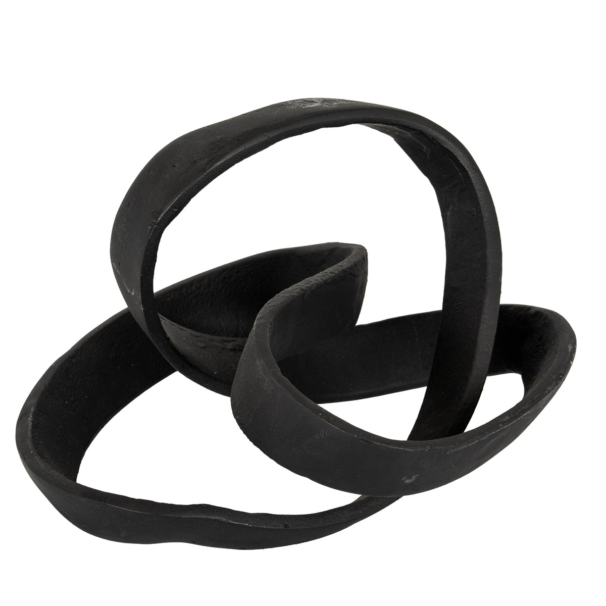 Black Cast Knot Ornament detail