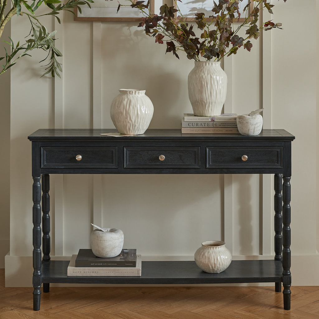 Contour Three-Drawer Console