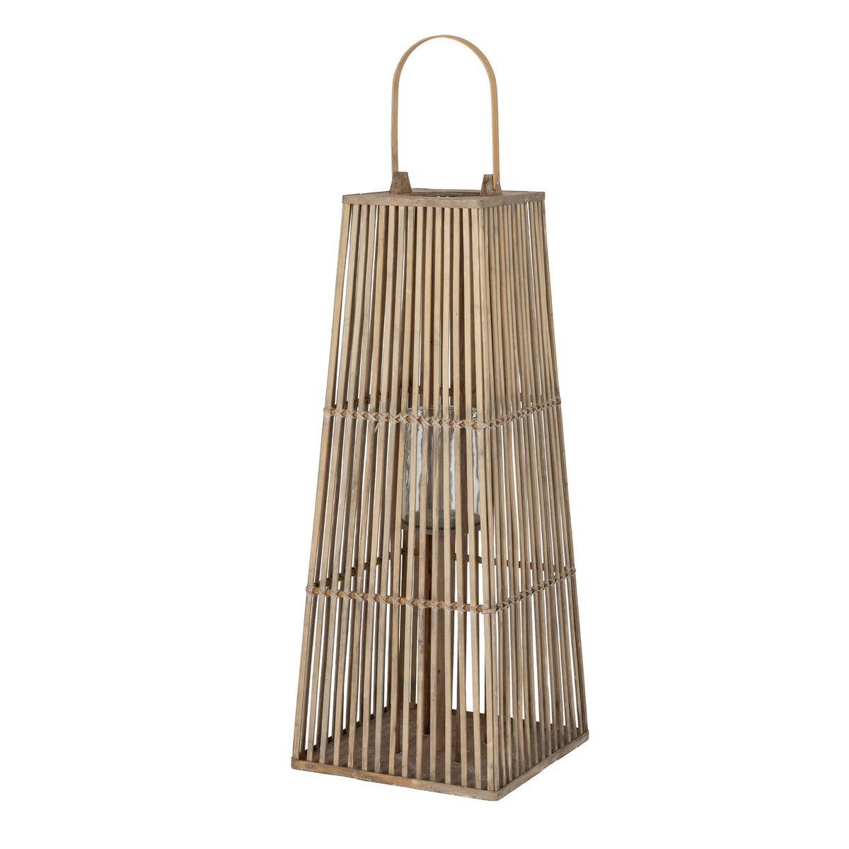 Large Silo Wicker Lantern detail