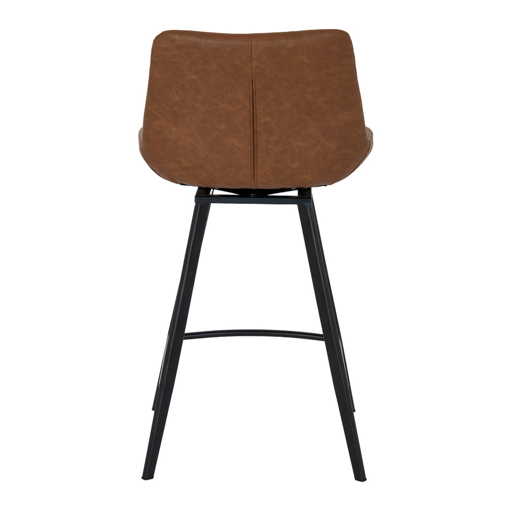 Malmo Tan Swivel Bar Stool - view 4