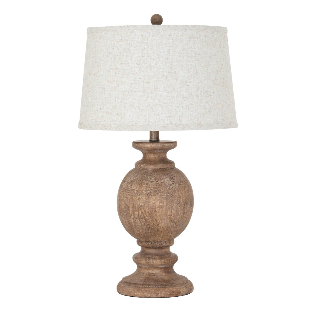 Clarion Table Lamp with Edged Linen Shade – alternate view 3