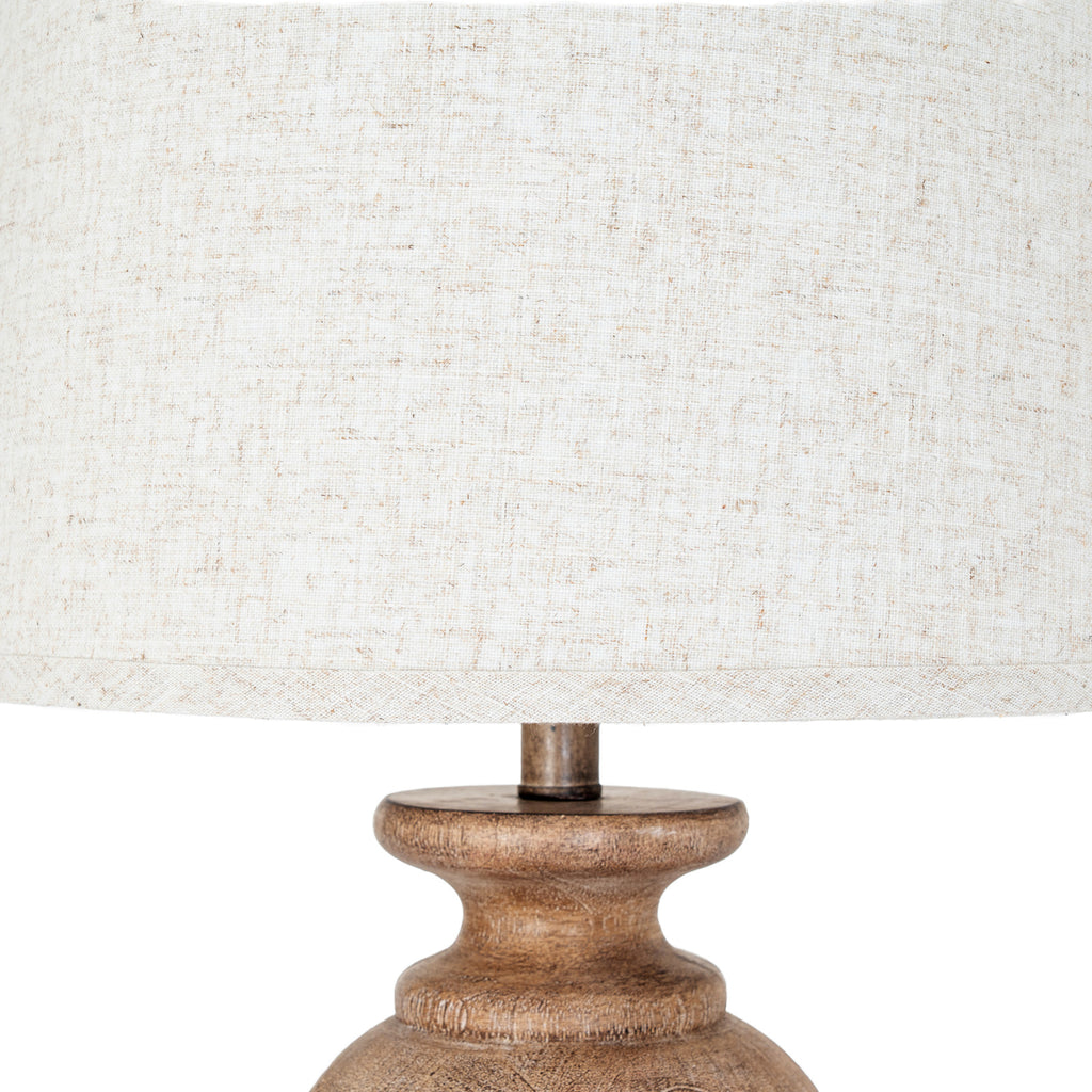 Clarion Table Lamp with Edged Linen Shade – alternate view 5