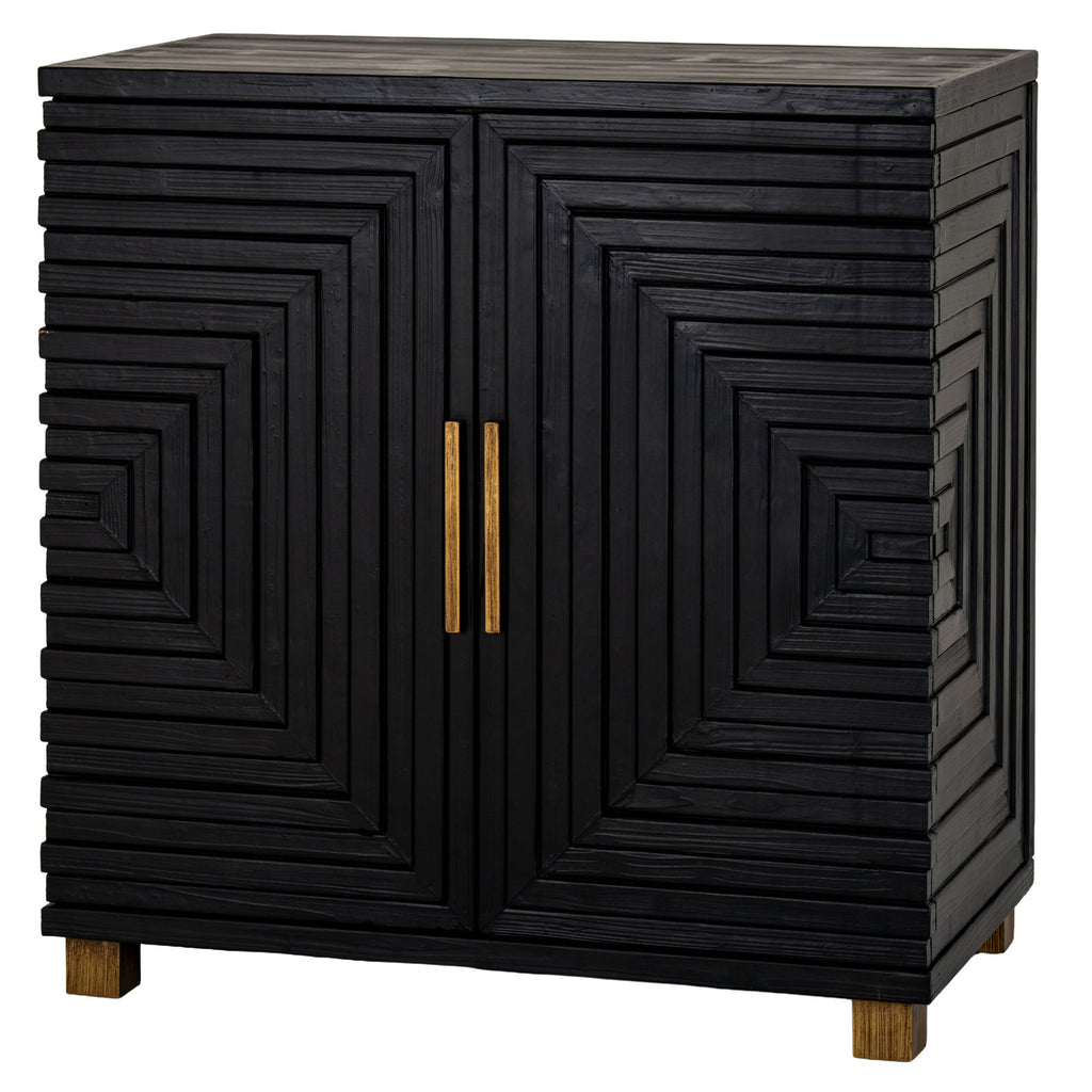 Lennox Black Small Two-Door Sideboard – alternate view 2