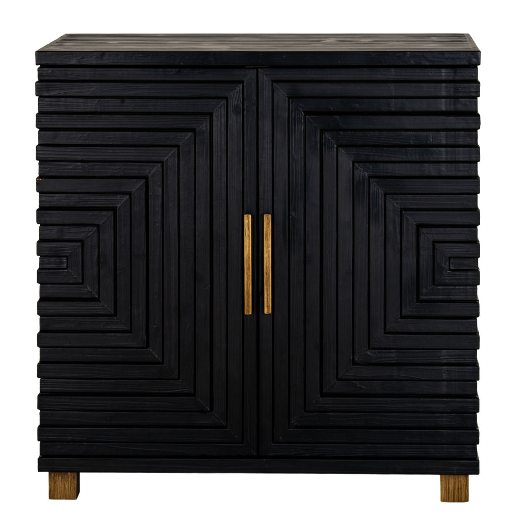 Lennox Black Small Two-Door Sideboard – alternate view 3