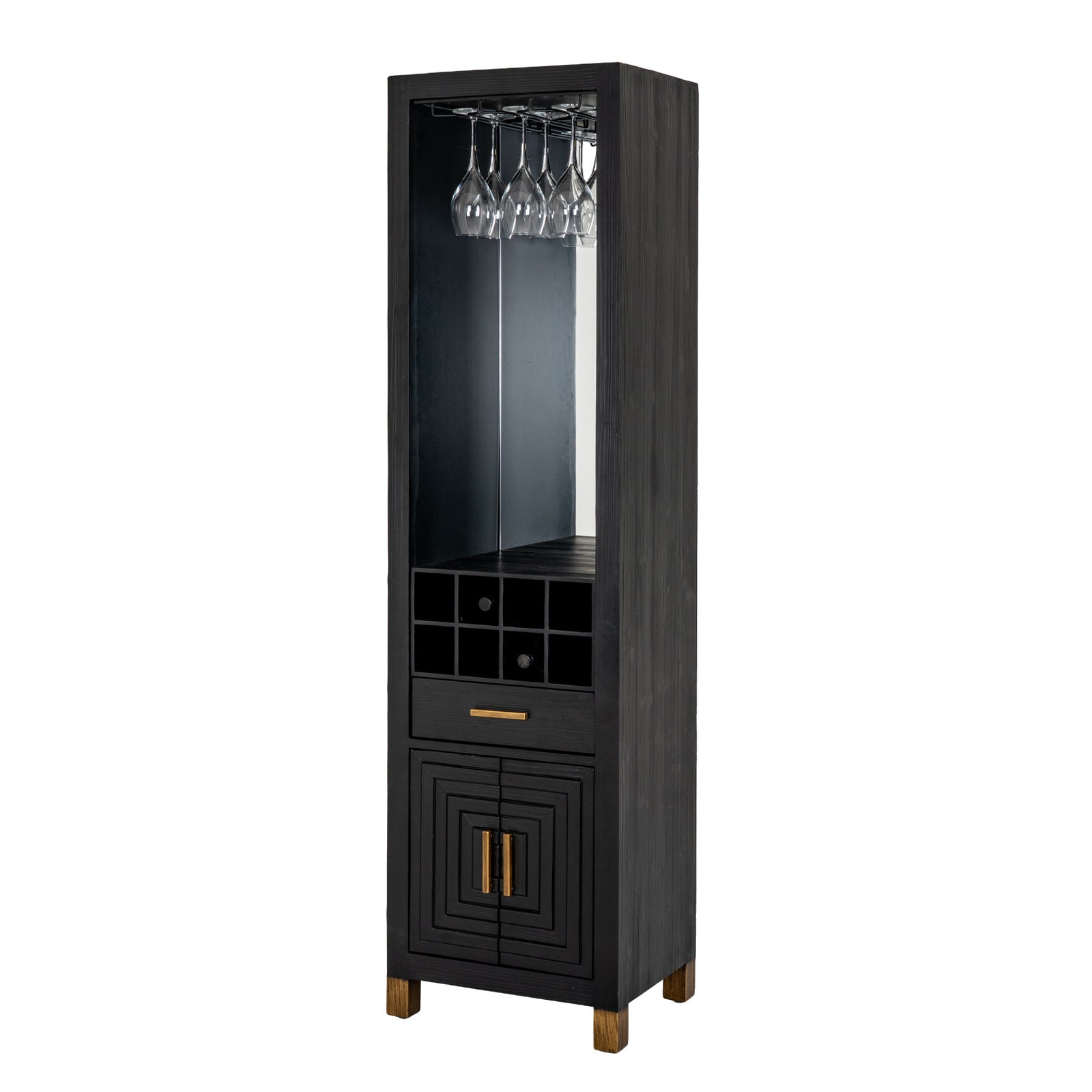 Lennox Black Drinks Cabinet – alternate view 3