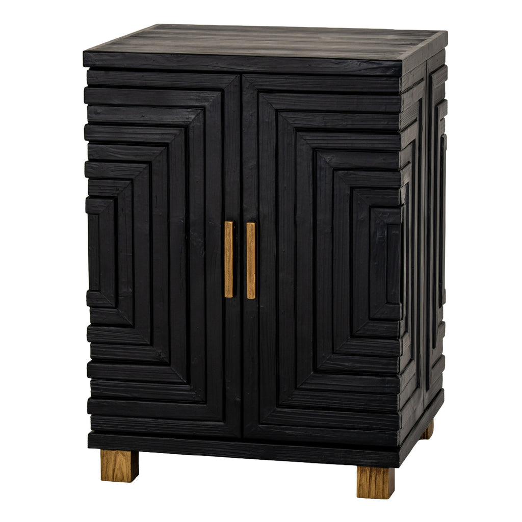 Lennox Black Two-Door Side Cupboard – alternate view 2