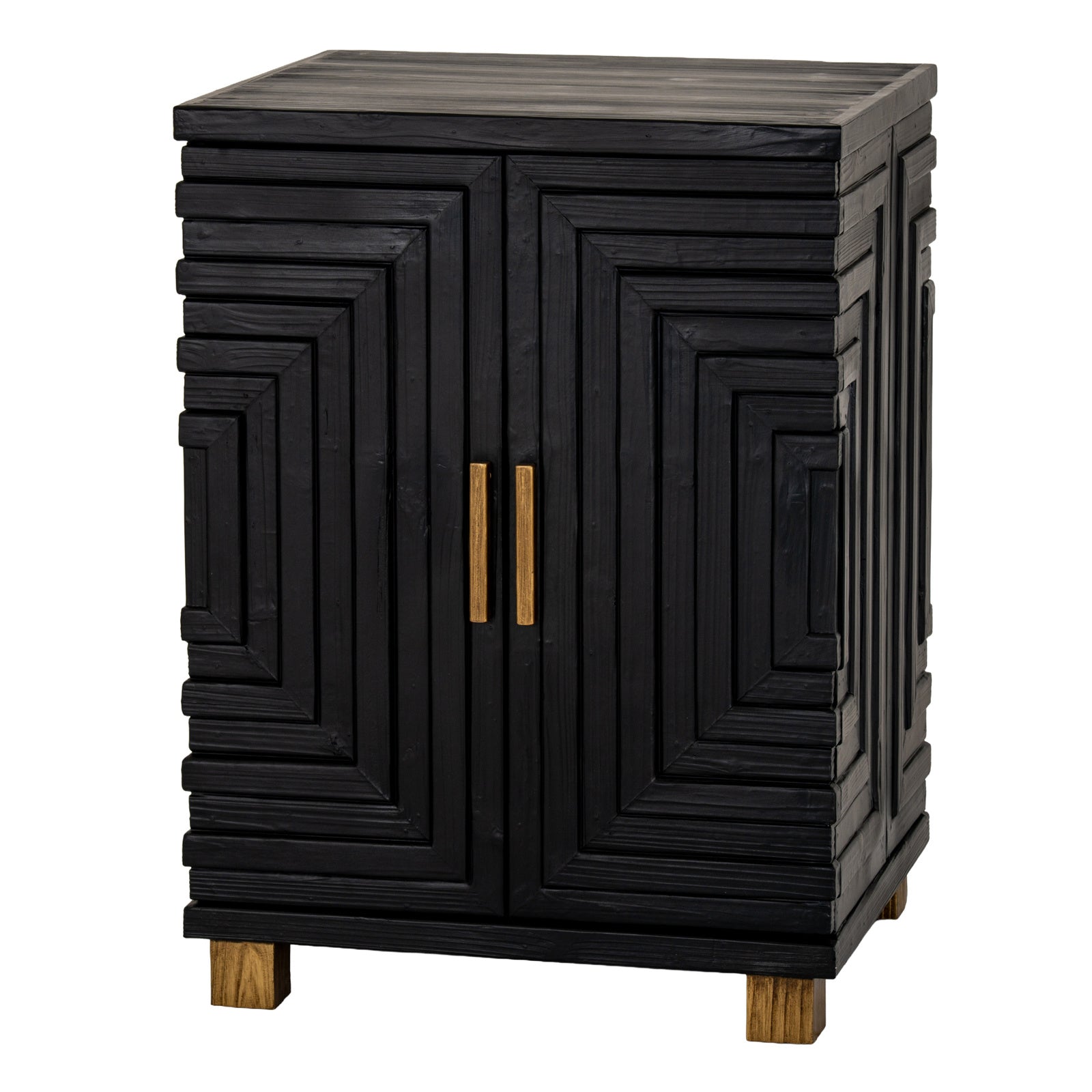 Lennox Black Two-Door Side Cupboard – alternate view 2