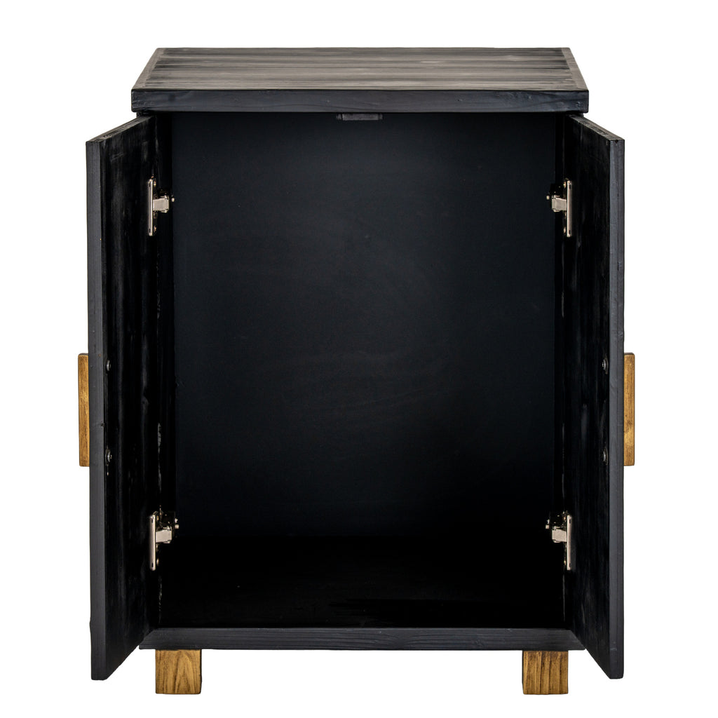 Lennox Black Two-Door Side Cupboard – alternate view 3