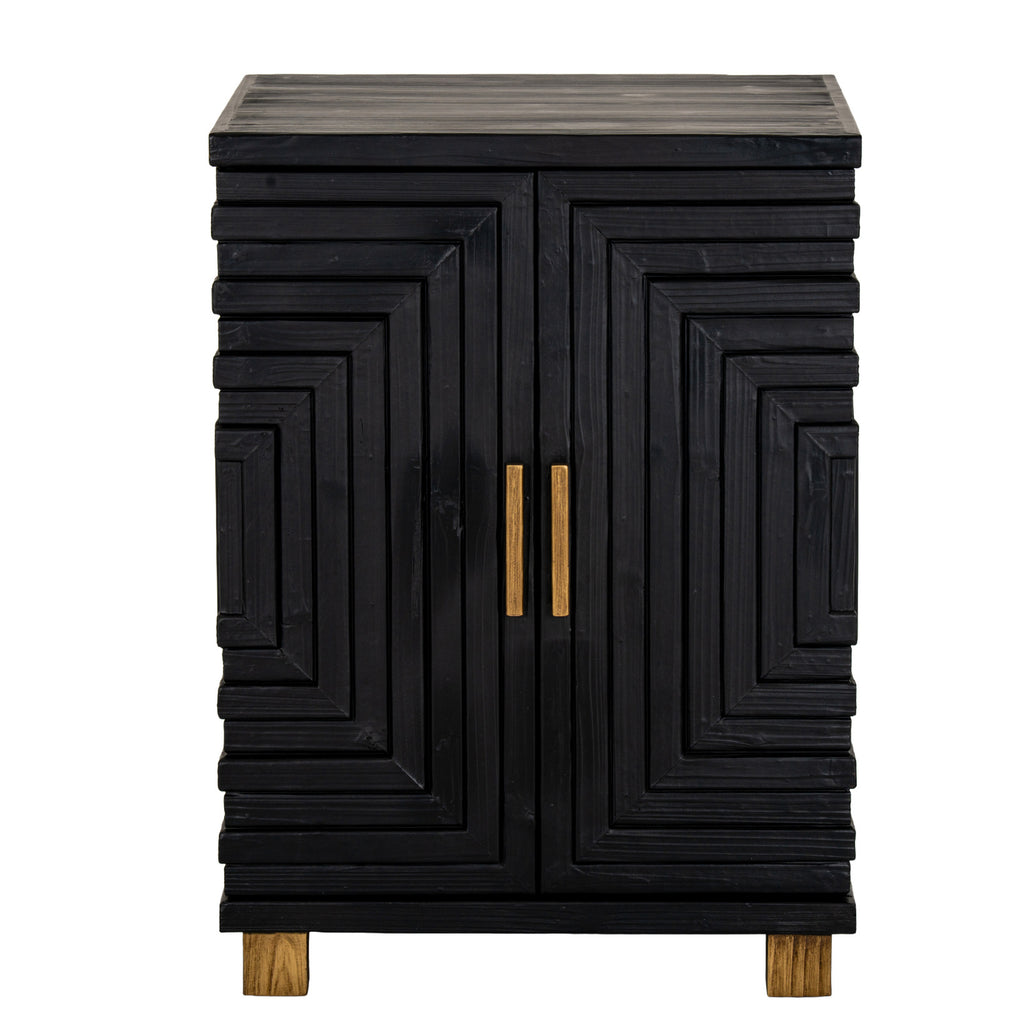 Lennox Black Two-Door Side Cupboard – alternate view 4