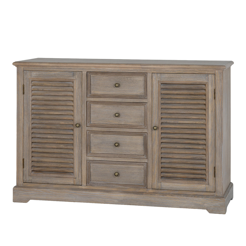 Delphine Large Two-Door Four-Drawer Dresser Base – alternate view 3