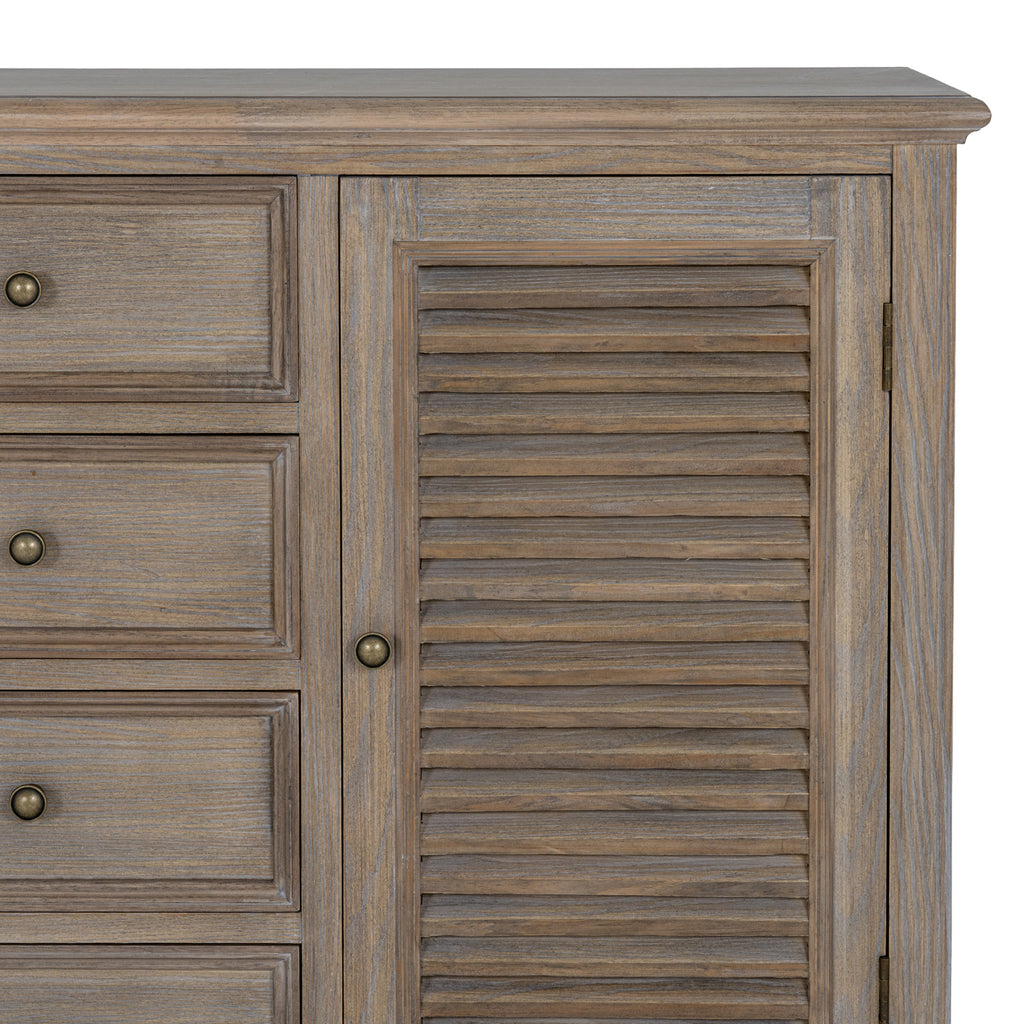 Delphine Large Two-Door Four-Drawer Dresser Base – alternate view 5