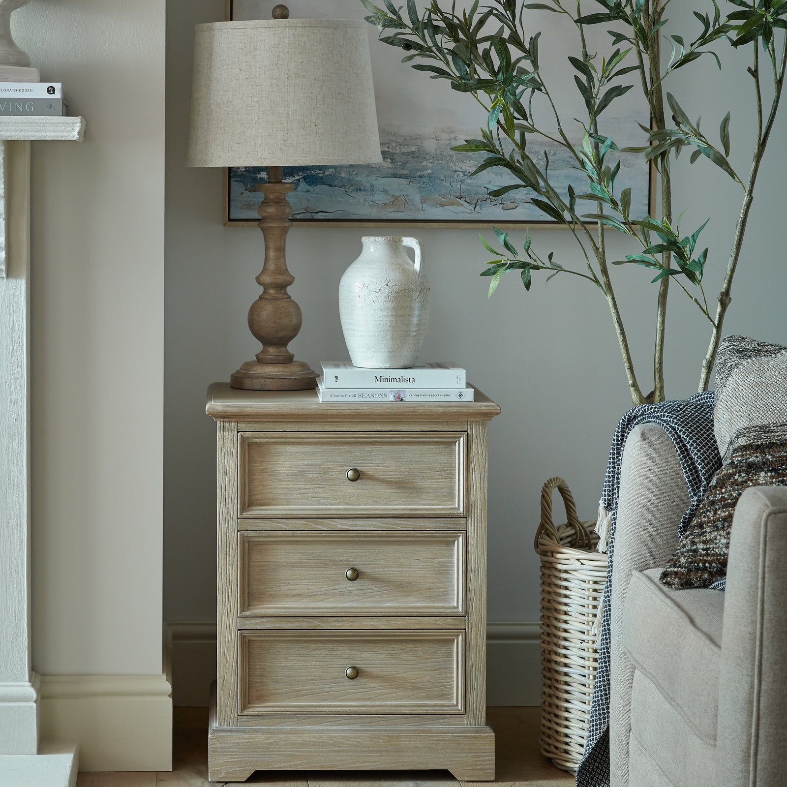 Delphine Three-Drawer Chest