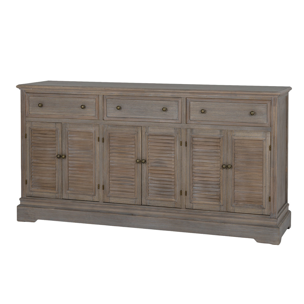 Delphine Large Six-Door Three-Drawer Dresser Base – alternate view 3