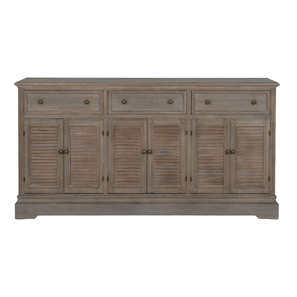 Delphine Large Six-Door Three-Drawer Dresser Base – alternate view 4