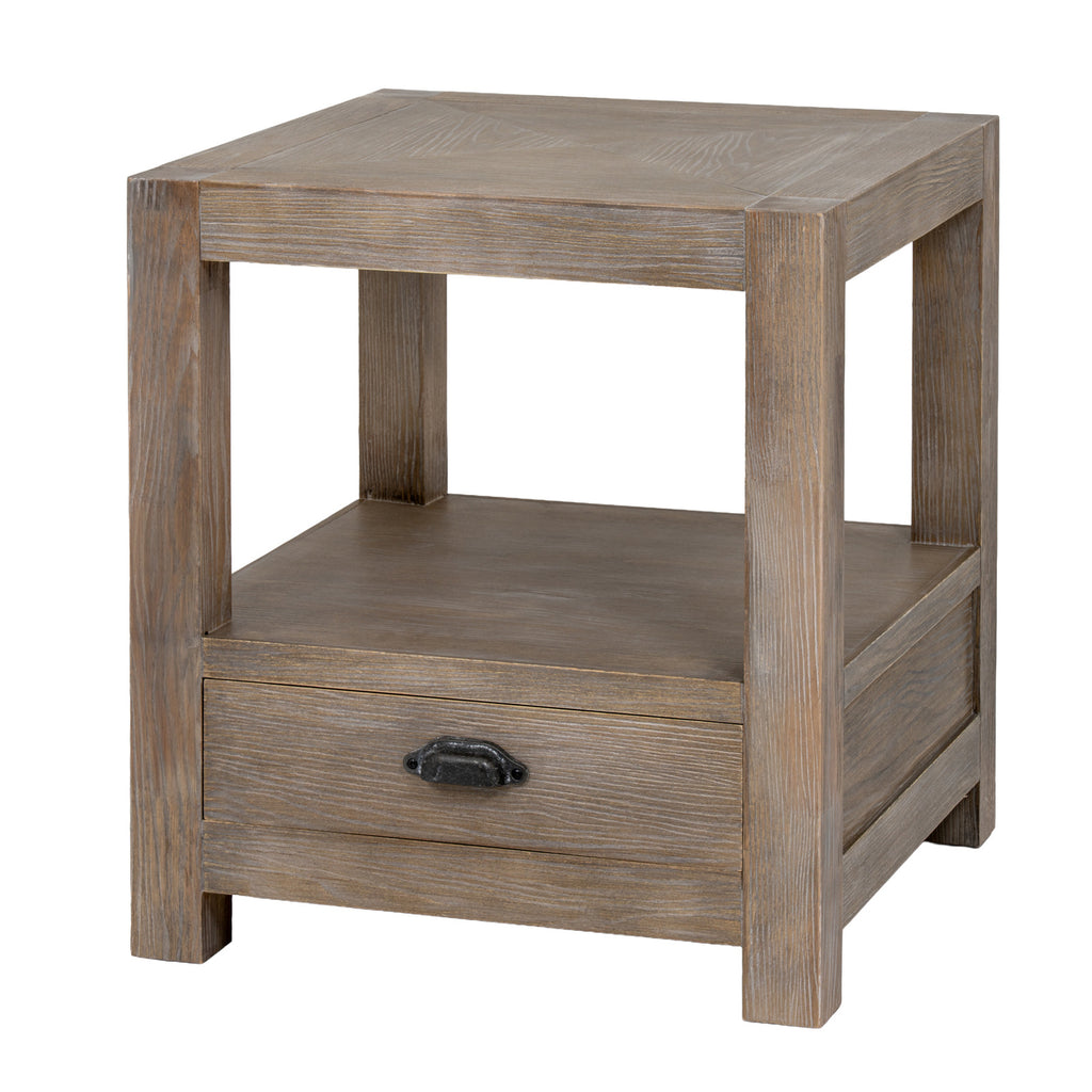 Haldon One-Drawer Side Table with Shelf – alternate view 3