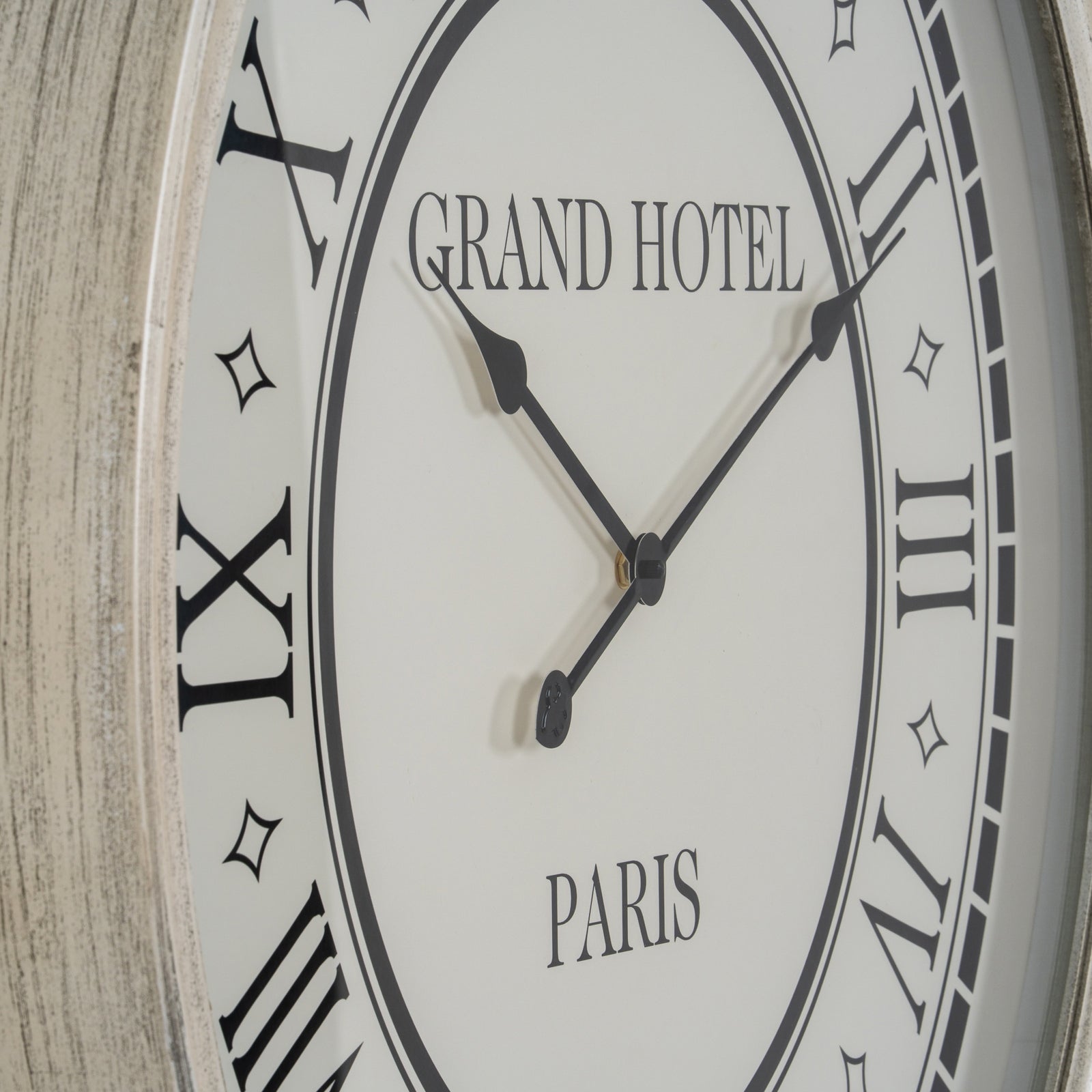 Hotel Paris Large Grey Clock with Glass – alternate view 2