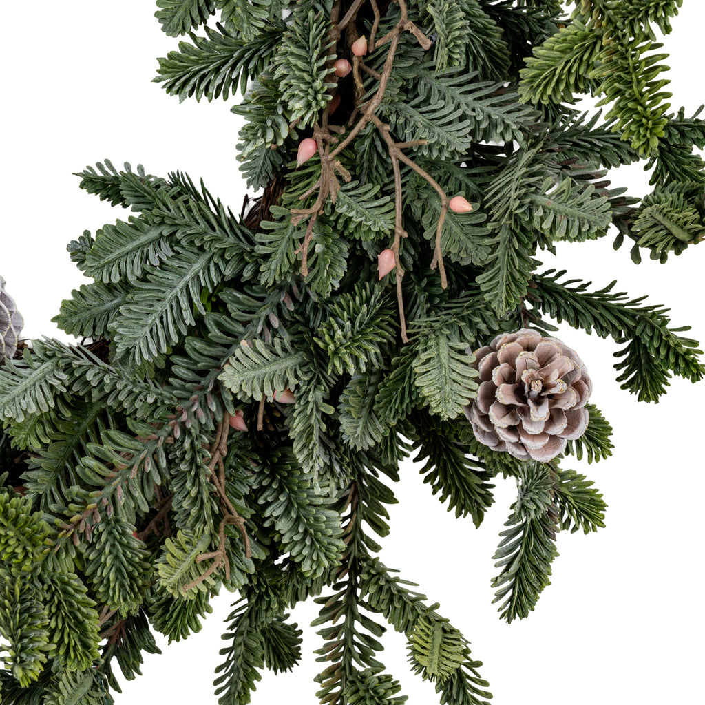 Woodland Pine Wreath with Pinecones – image 3