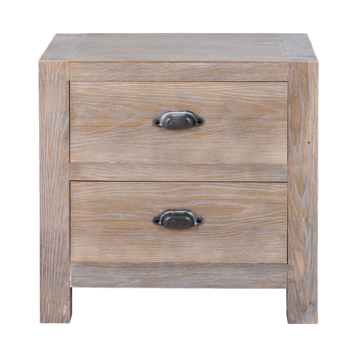 Haldon Two-Drawer Bedside Table – alternate view 2