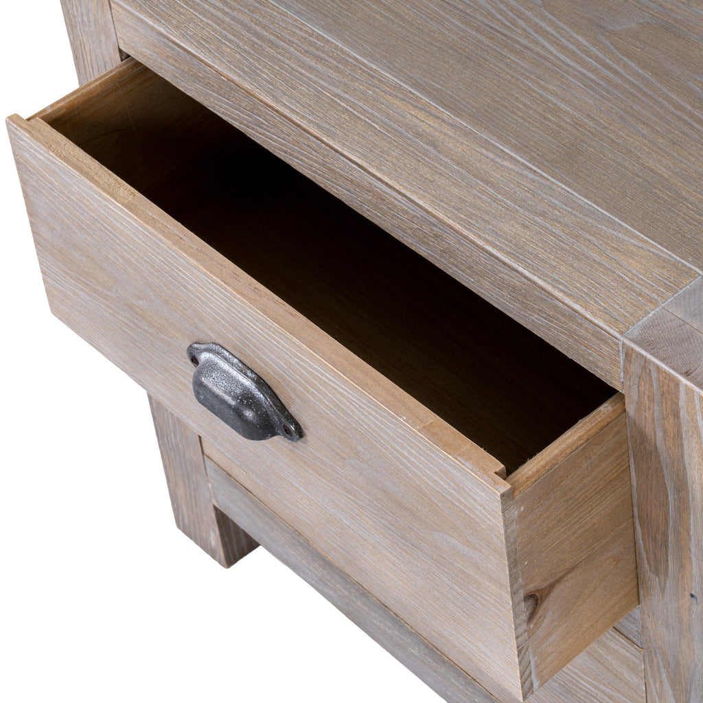 Haldon Two-Drawer Bedside Table – alternate view 3