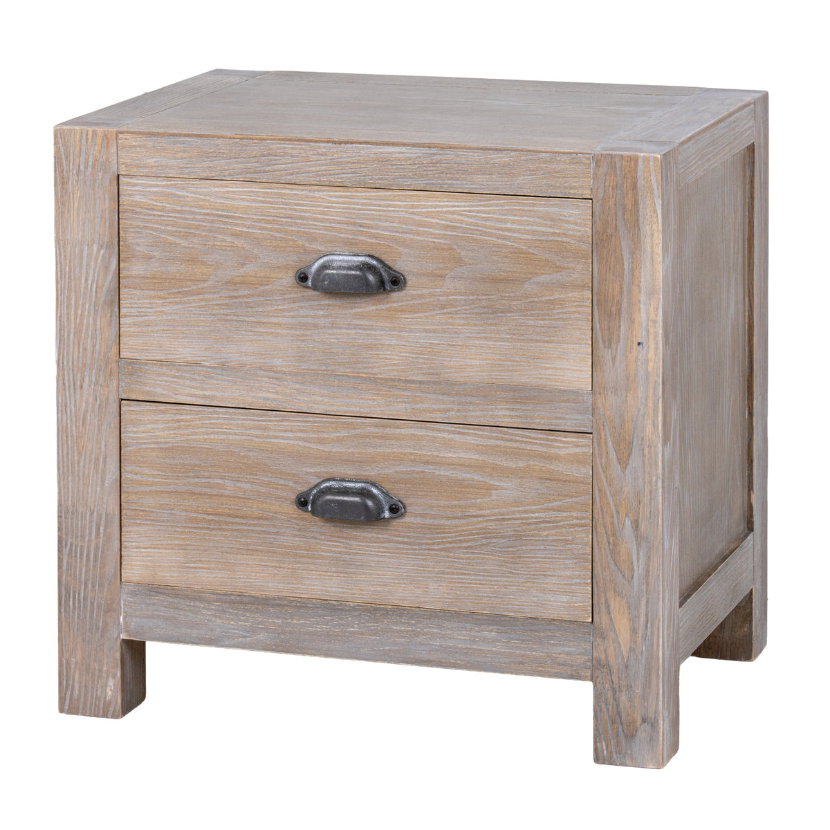 Haldon Two-Drawer Bedside Table