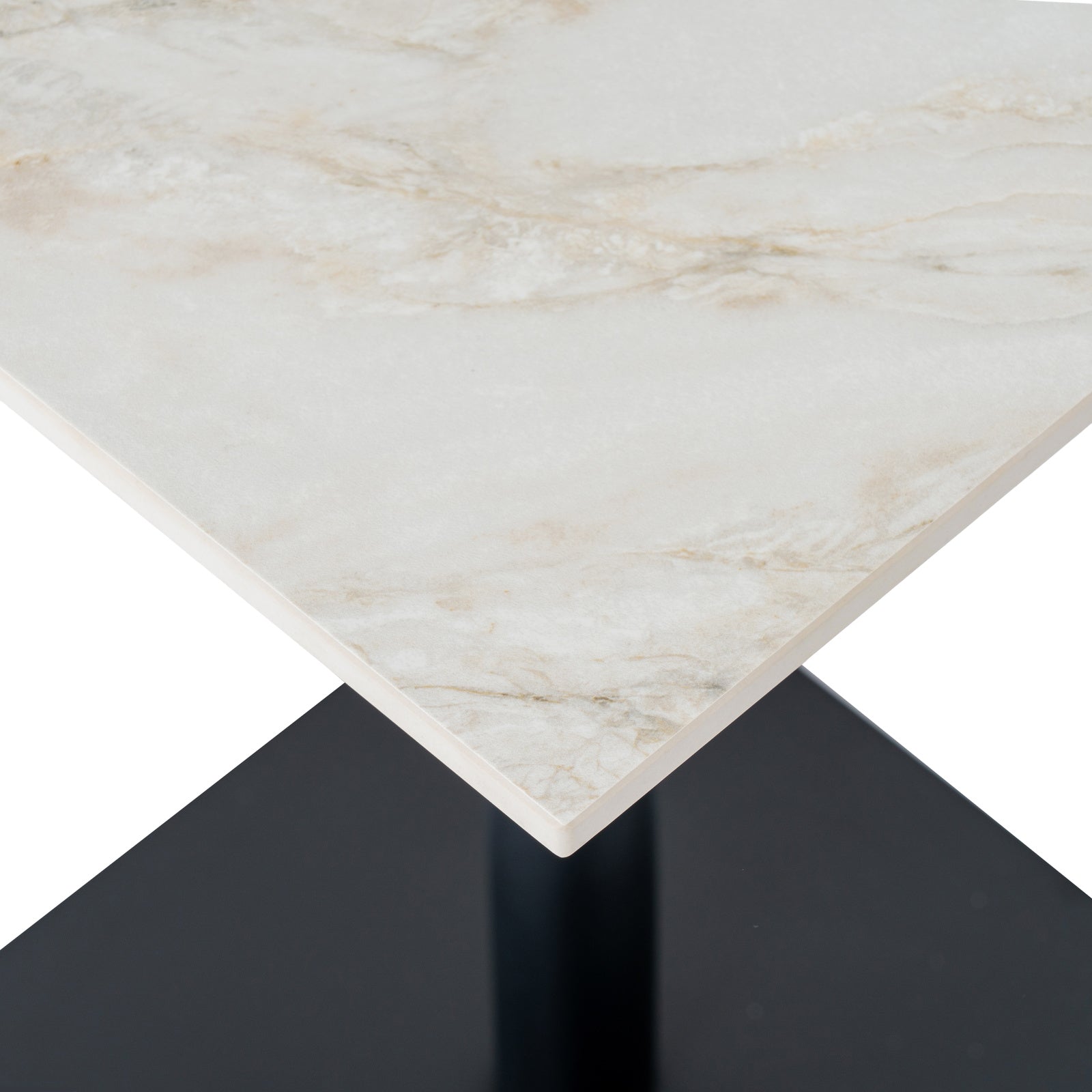 Romanby Stone Square Dining Table – alternate view 3