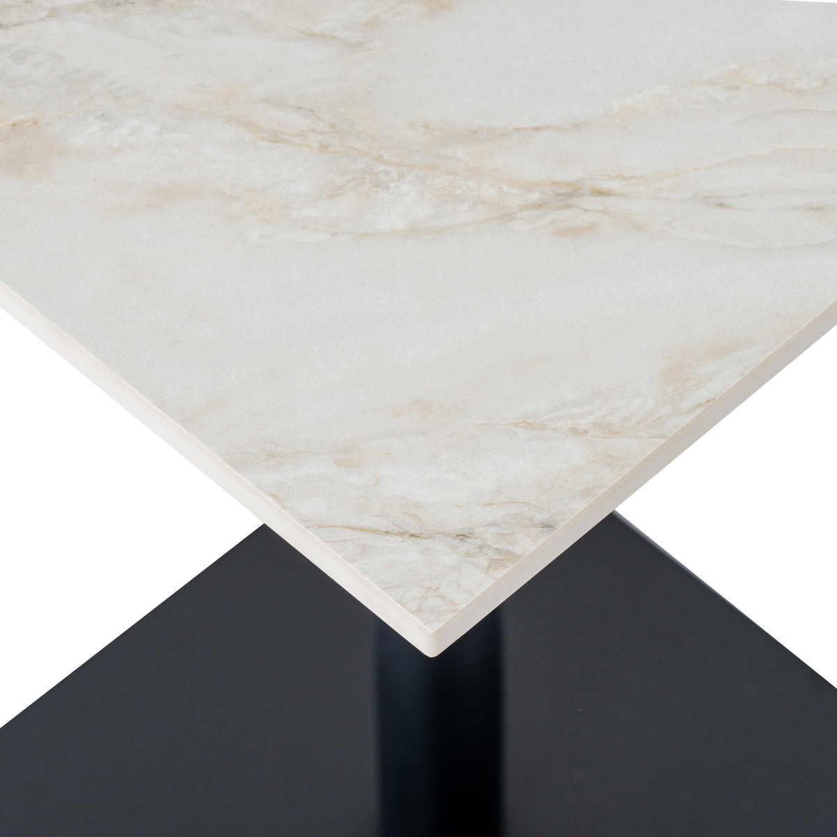 Romanby Stone Square Dining Table – alternate view 3