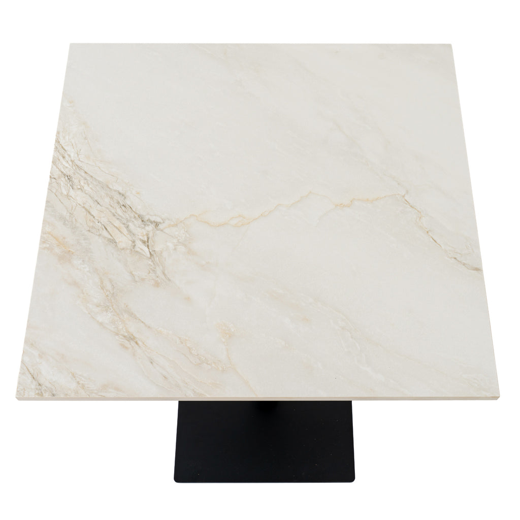 Romanby Stone Square Dining Table – alternate view 5