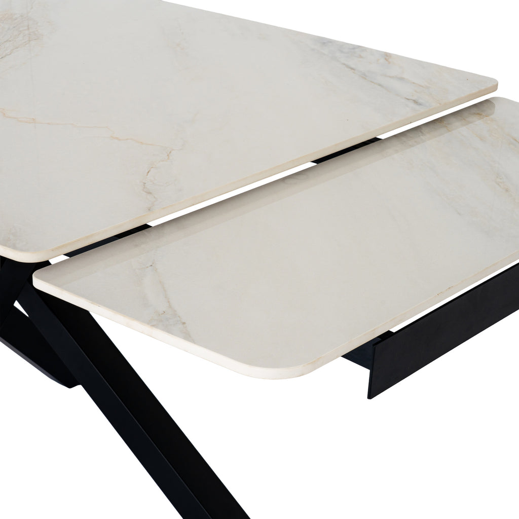 Romanby Stone Extending Dining Table – alternate view 5