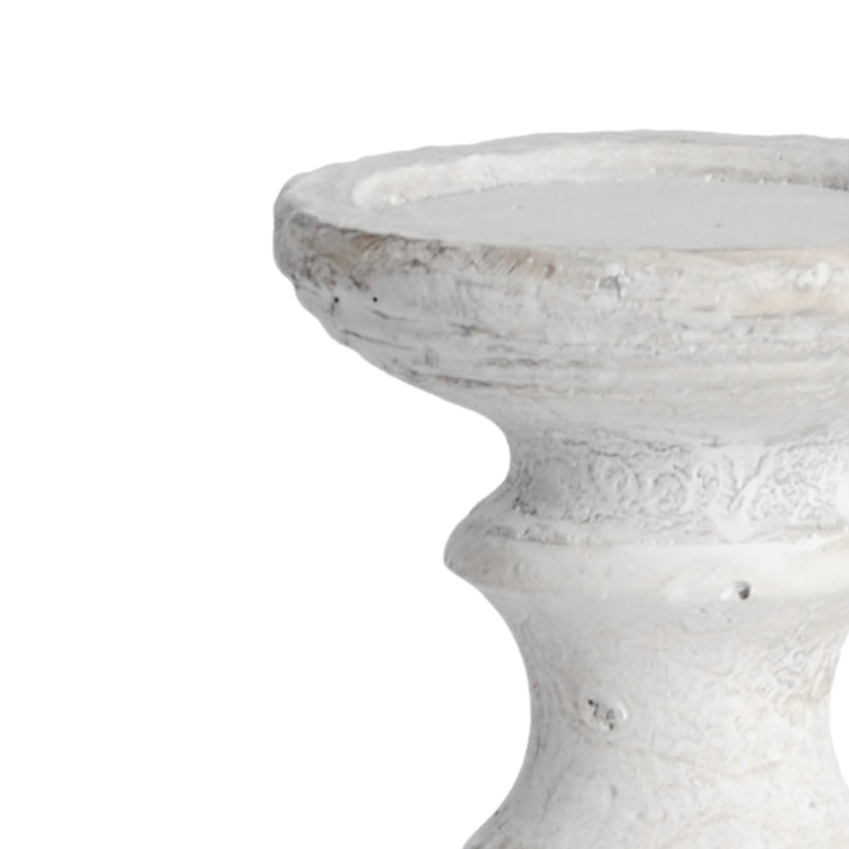 Large Stone Candle Holder detail